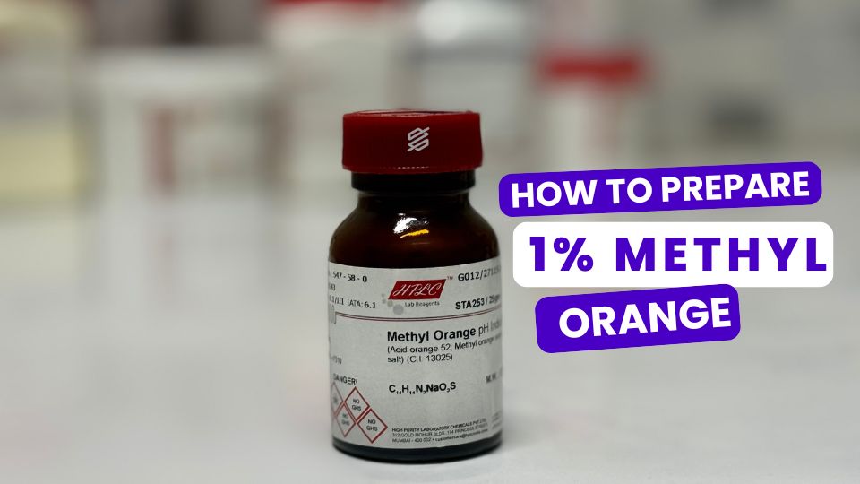 How to make 0.1% Methyl Orange pH Indicator - Sciencelab limited 