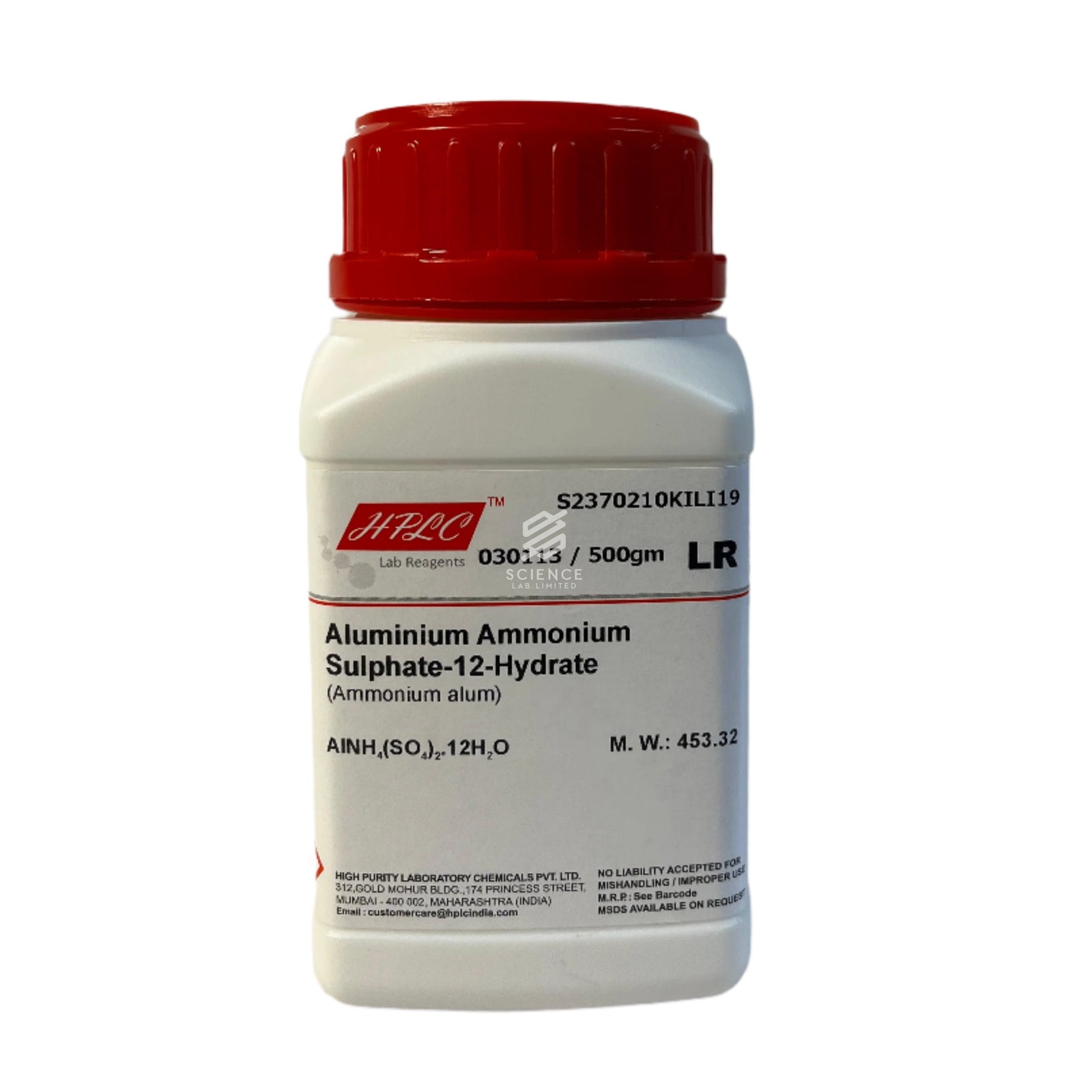 Aluminium Ammonium Sulphate