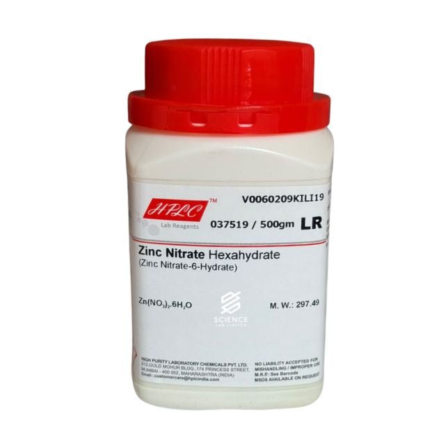 Zinc Nitrate - Sciencelab limited500gchemicals