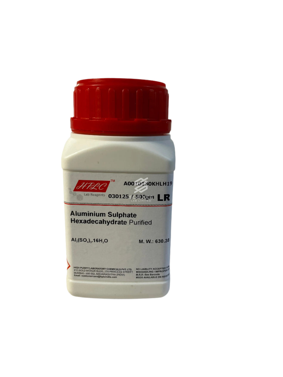Aluminum Sulphate Hexadecahydrate - Sciencelab limited chemicals